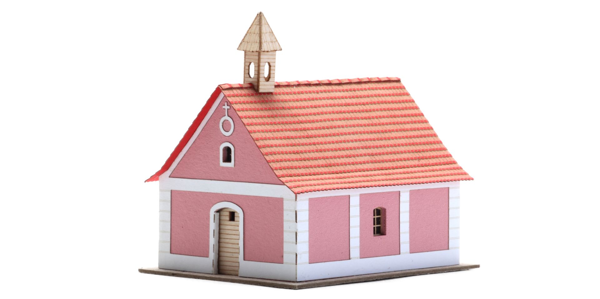 igra 251007 - Kapelle 71x91x95 mm, kolorierter Lasercut-Bausatz igra 251007 - Kapelle 71x91x95 mm, kolorierter Lasercut-Bausatz