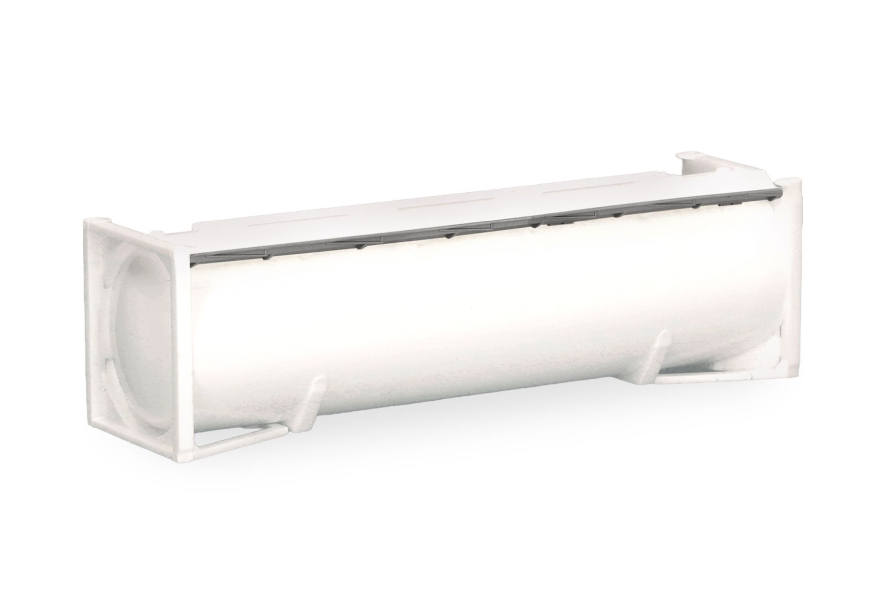 Herpa 086448 - Teileservice: 30ft Drucksilocontainer, weiß, 2 Stück