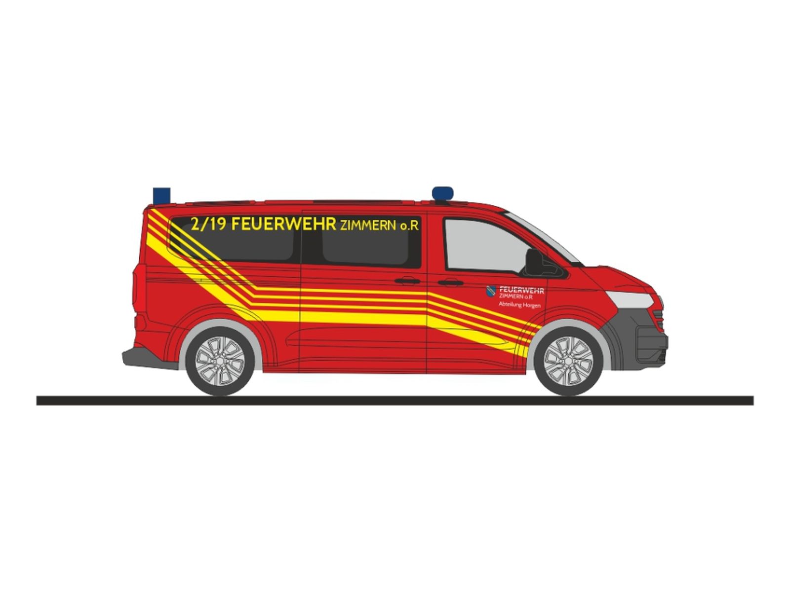 Rietze 52103 - Volkswagen Transporter Feuerwehr Zimmern