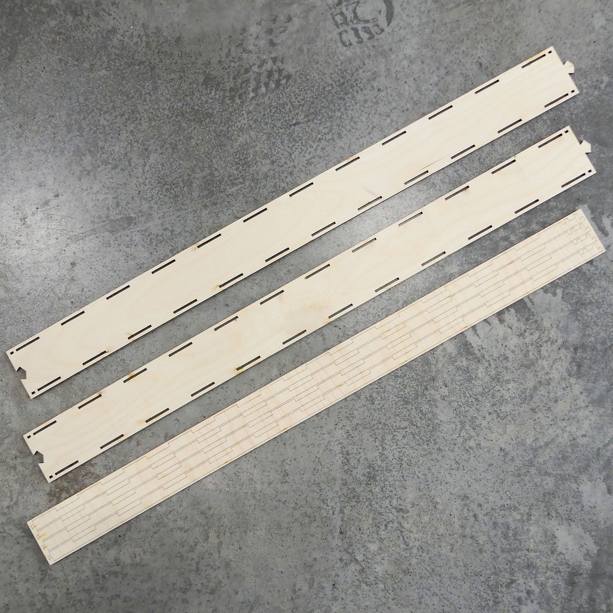 Hacker HCT9657 - H0 Gerade Segmente 1-gleisig 80x920mm 2St.