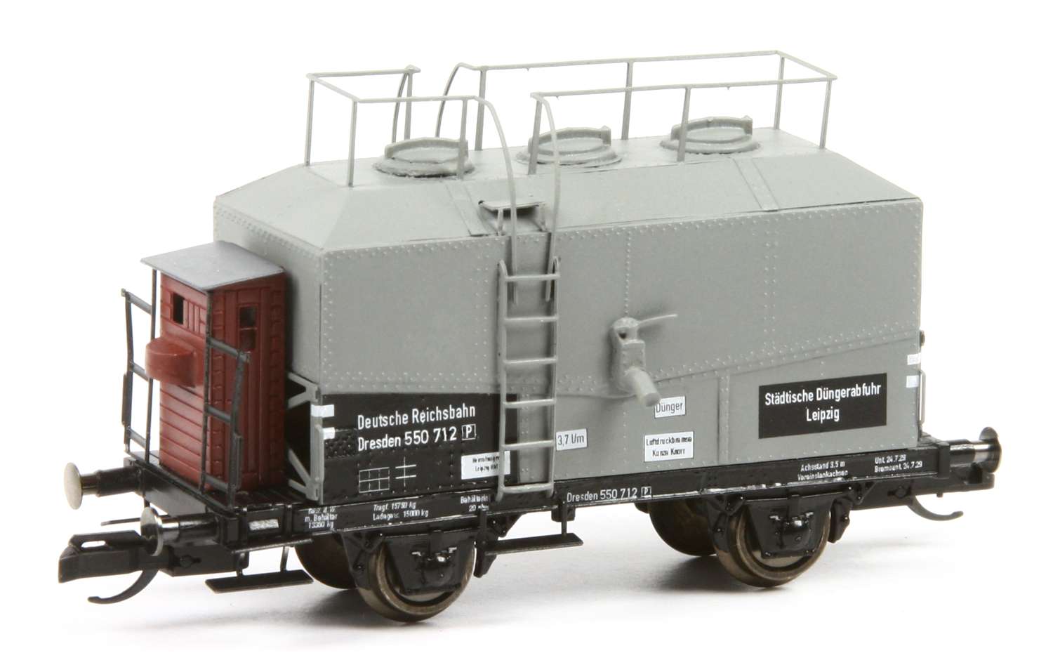 Voigtländer 2000161-FM - Jauchewagen Bauart Dresden, DRG, Ep.II
