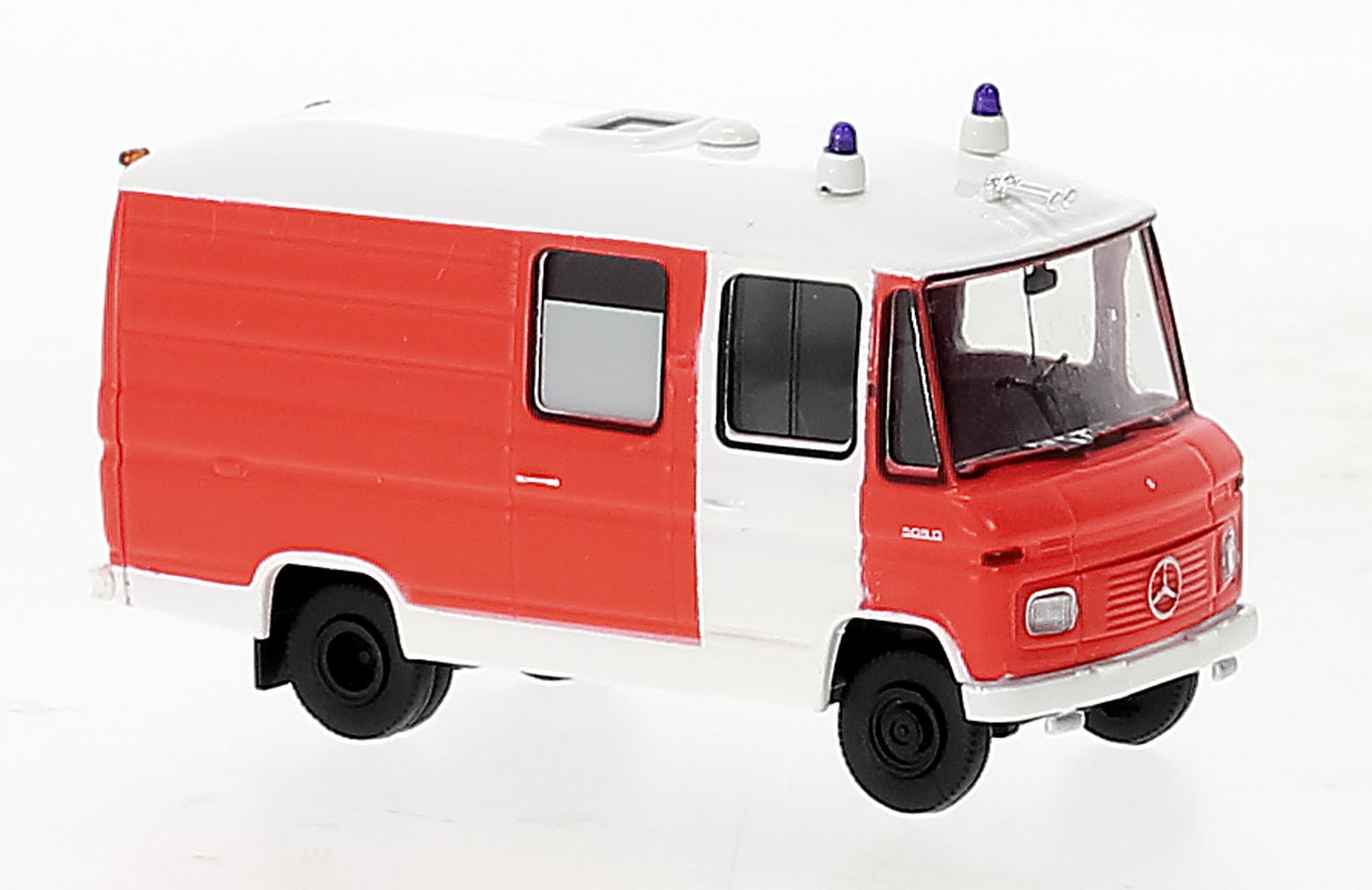 Brekina 36940 - Mercedes L 508 RTW, NRW - neues Design, 1978