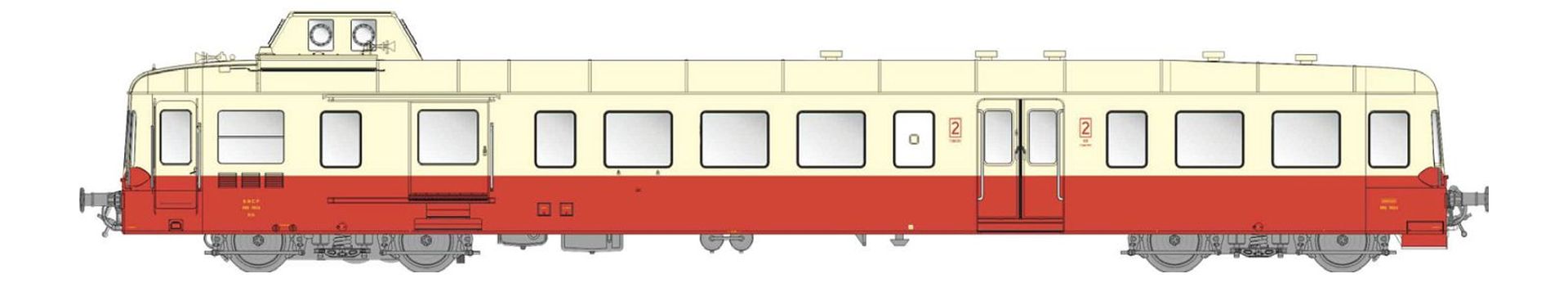 L.S. Models LS10118 - Triebwagen X3800 3801, SNCF, Ep.IVb