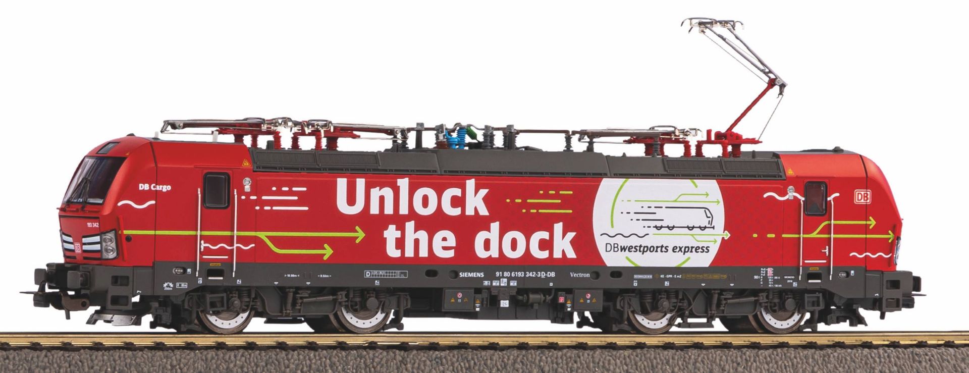 Piko 59394 - E-Lok 'Vectron' 193 342, DB-Cargo, Ep.VI 'Unlock the dock'
