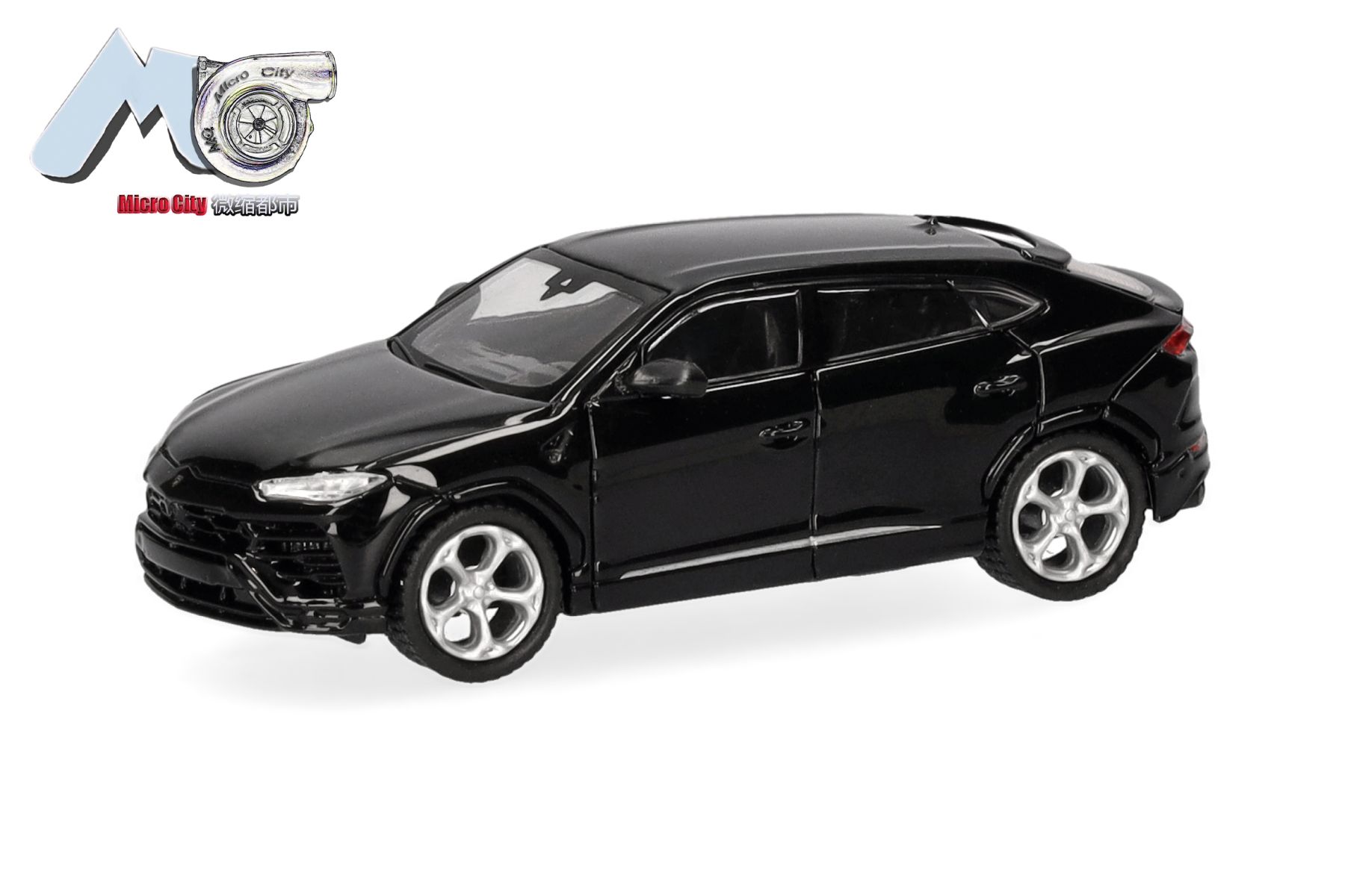 Herpa 87MC000121 - MicroCity: Lamborghini Urus, schwarz