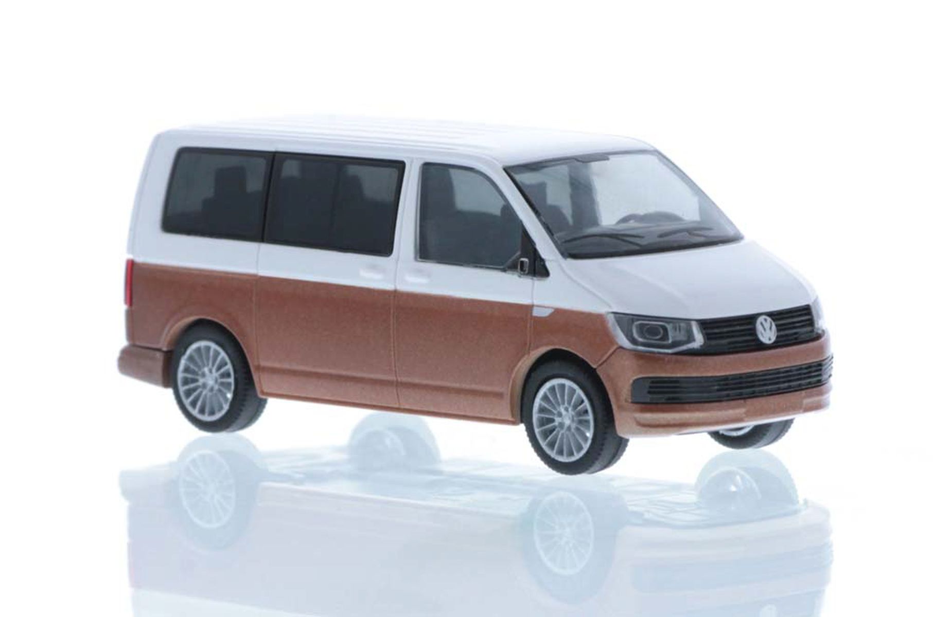 Rietze 11663 - Volkswagen T6 Bus KR candyweiß/copper bronze