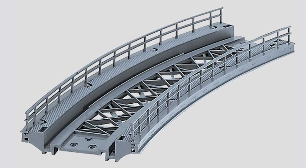 Märklin 7267 Rampenstück gebogen R360 mm