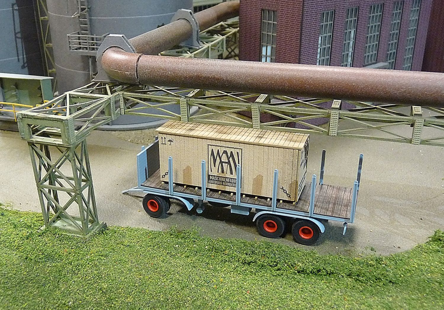 Joswood 40157 - Kiste MAN mittel, 2 Stück