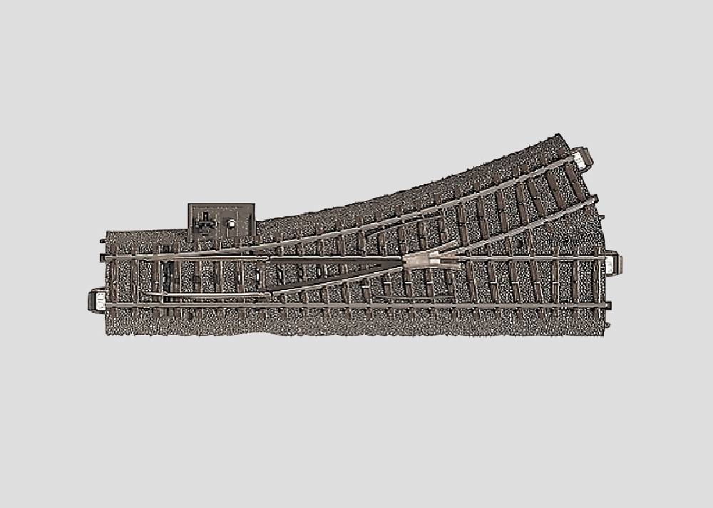 Märklin 24611 - Weiche links, R2, R=437,5mm, 24,3'