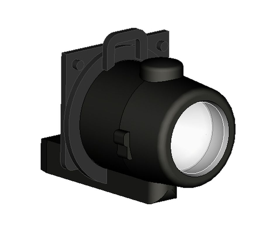 Fischer-Modell 20006027 - Spitzenlichtlaterne mit Flansch, DB, 1 Stück