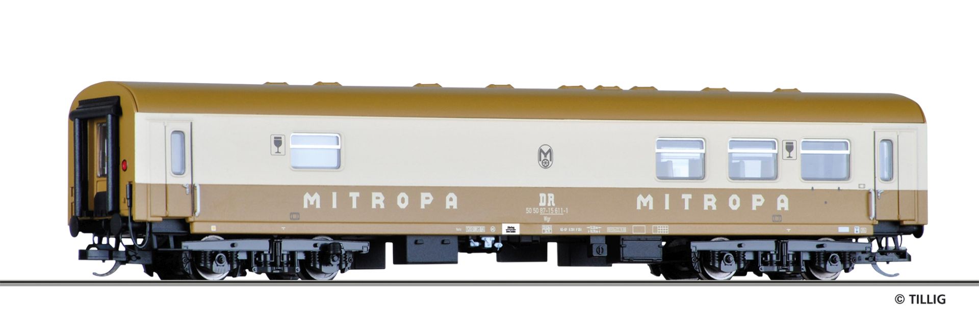 Tillig 16753 - Buffetwagen Wgr, DR, Ep.IV