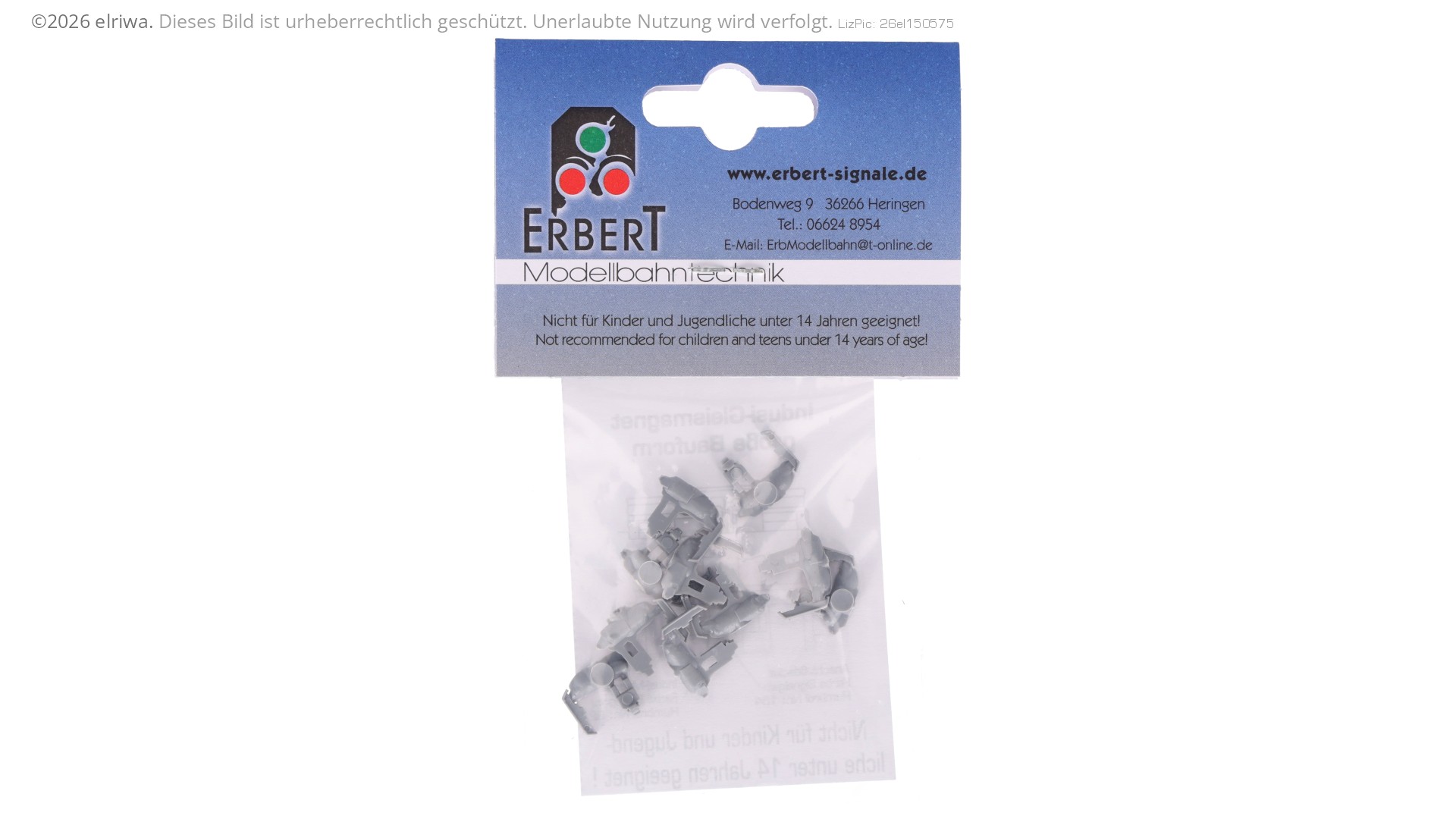 Indusi-Gleismagnet groß, DB-DR, Bausatz, 10 Stück