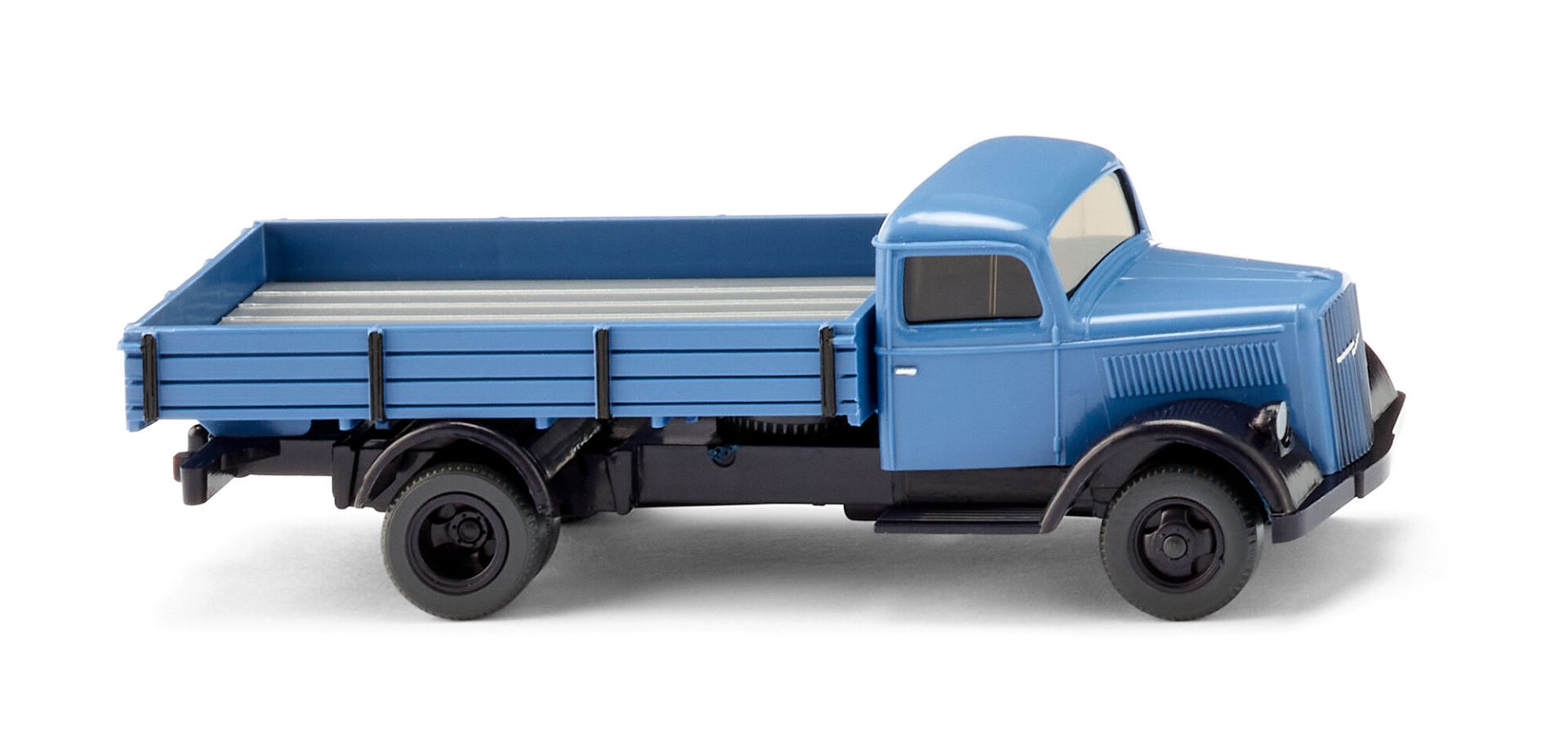 Wiking 084007 - Pritschen-Lkw (Opel Blitz) - fernblau