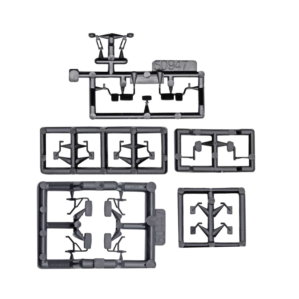 Busch 7743 - Mini-Set: verschiedene Außenspiegel, 18 Paare