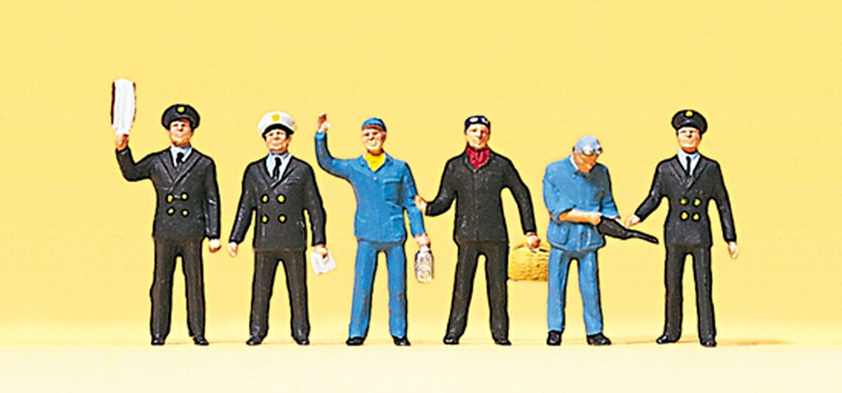 Preiser 10086 - Französisches Bahnpersonal