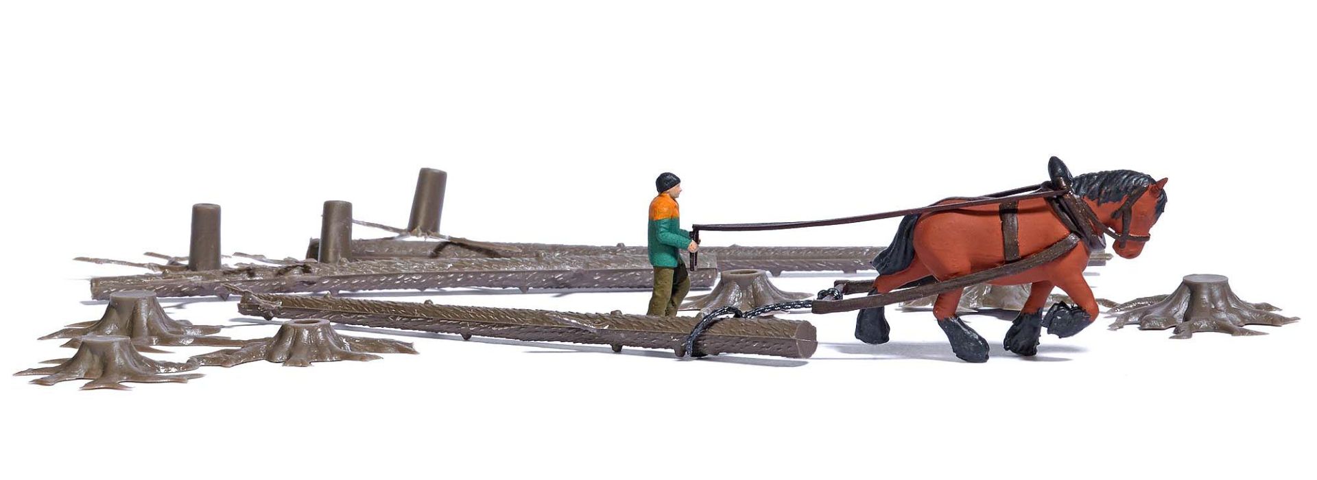 Busch 79883 - Aktion-Set: Schauholzrücken