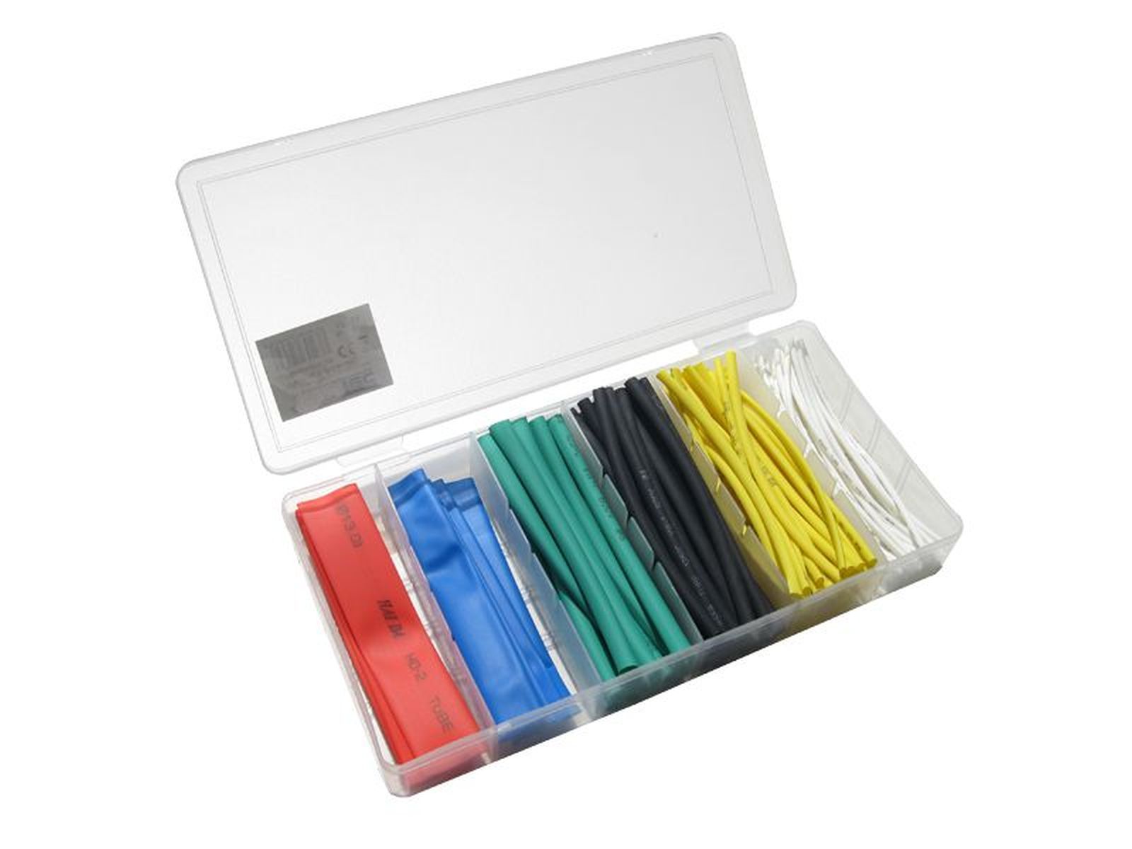 Schönwitz 11378 - Schrumpfschlauch Sortiment Set 100 Teile 10cm farbig