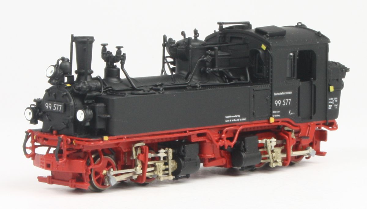 Bemo 1016837 - Dampflok IV-K, BR99 577 Bw Kirchberg, DR, Ep.III