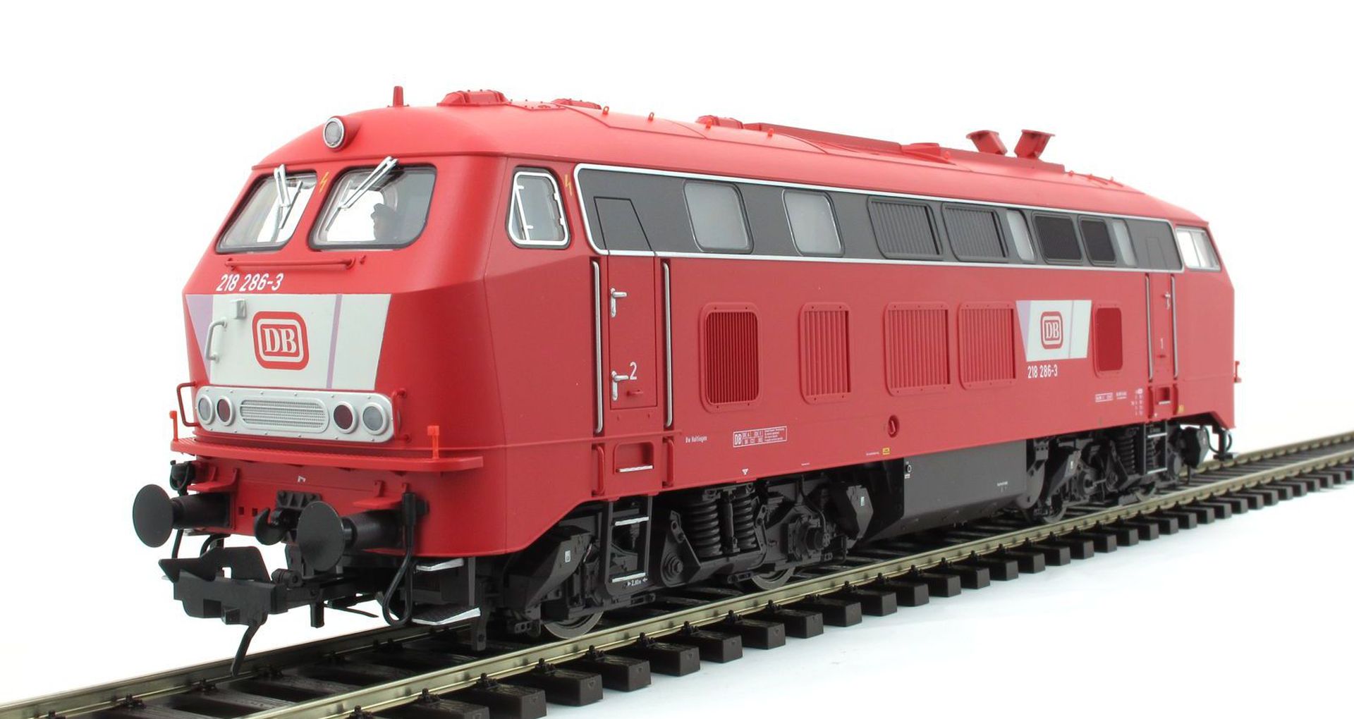 Lenz 40180-08 - Diesellok 218 286-3 orientrot, DB, Ep.IV