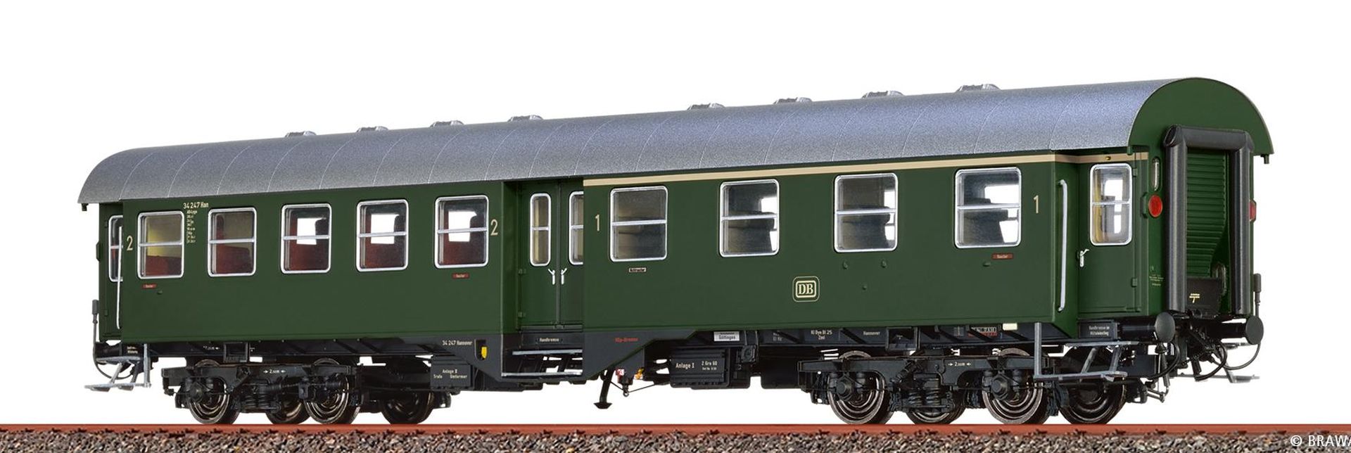Brawa 46105 - Personenwagen AB4yg-58, DB, Ep.III