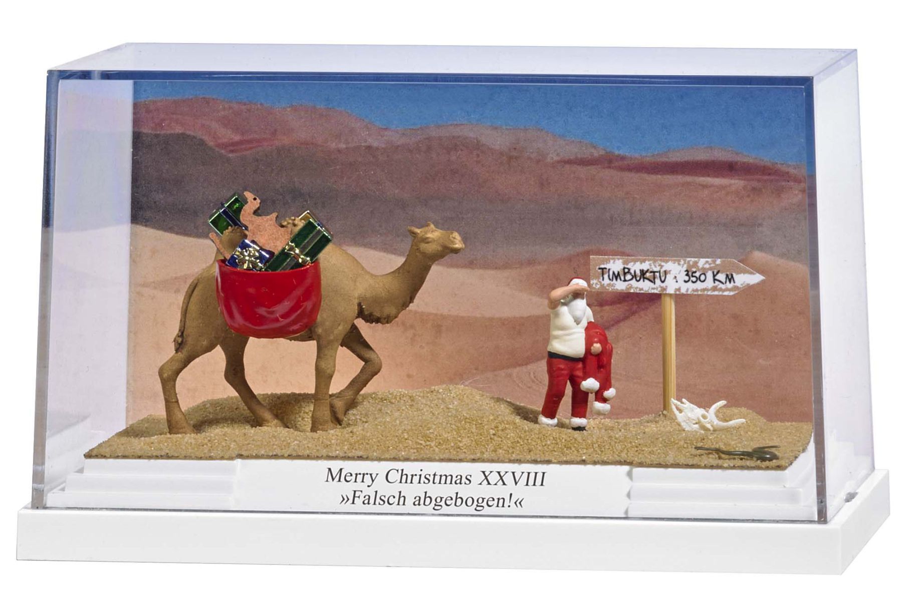 Busch 7630 - Diorama: Merry Christmas XXVIII 'Falsch abgebogen' Busch 7630 - Diorama: Merry Christmas XXVIII 'Falsch abgebogen'