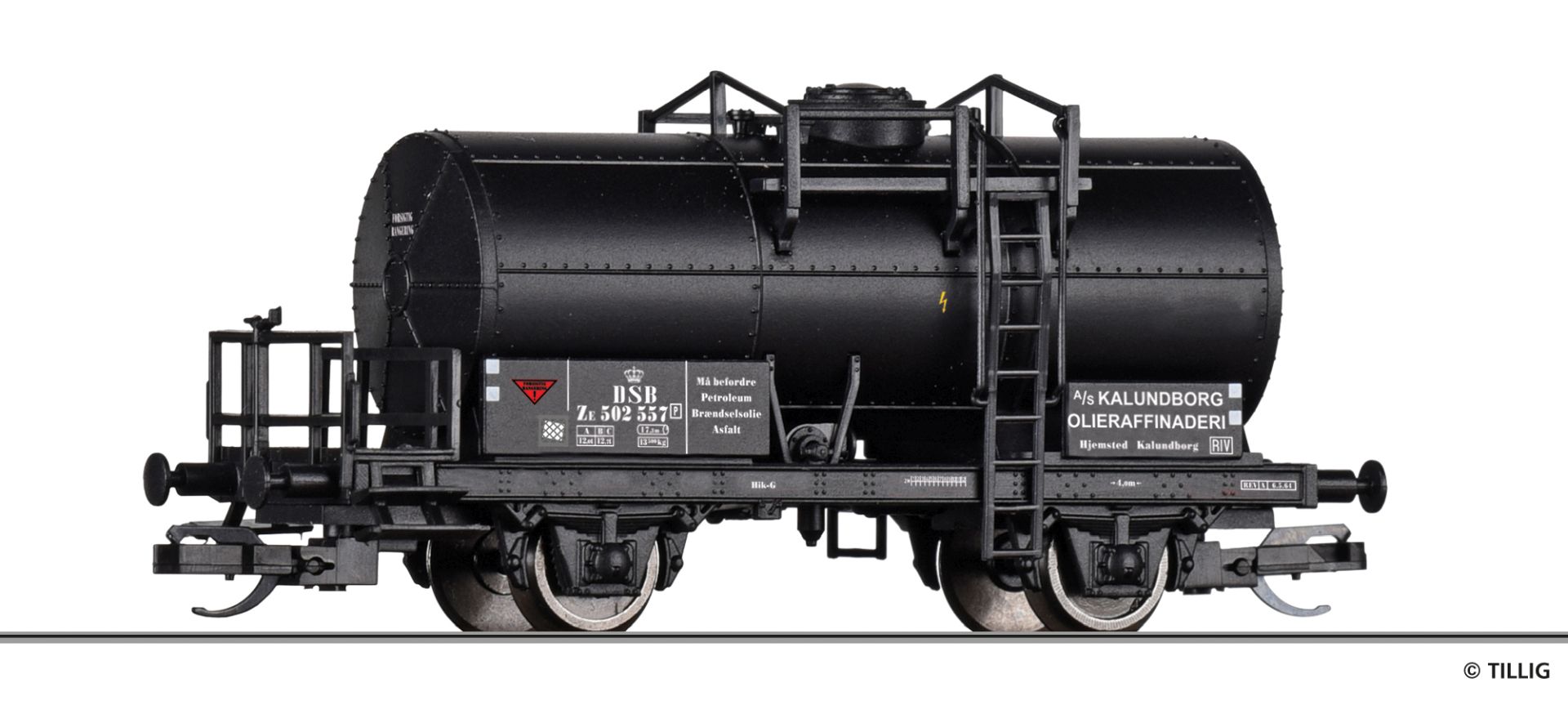 Tillig 95773 - Kesselwagen, DSB, Ep.III 'Kalundborg Olieraffinaderi A/S'