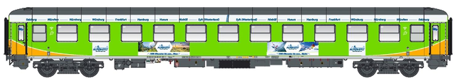 L.S. Models 58509 - Liegewagen Bvcmz 248.5, Alpen Sylt Express, Ep.VI