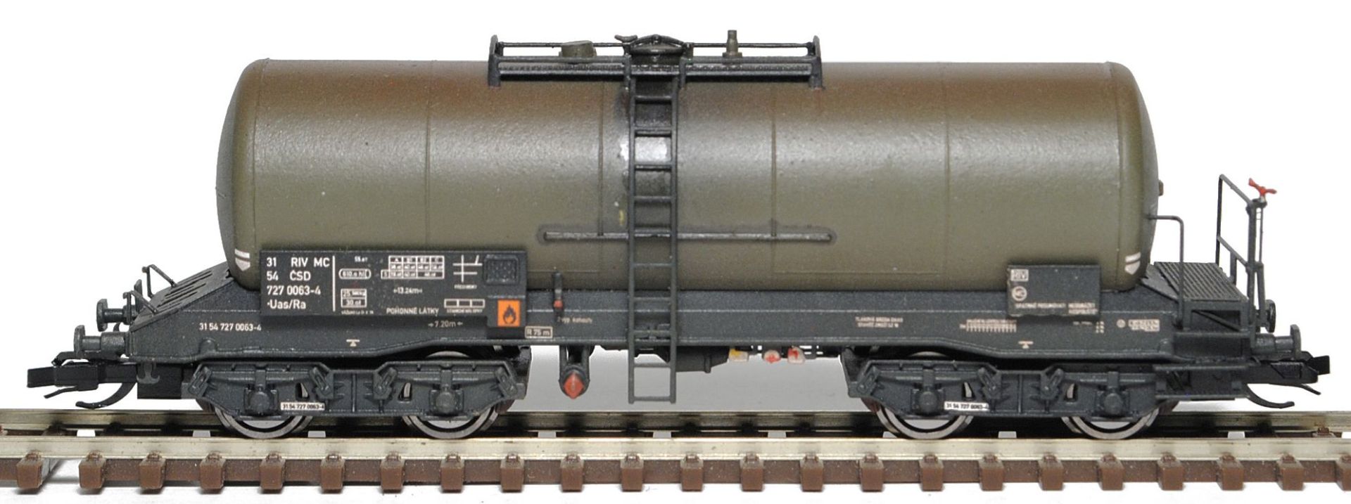 sdv-model 12158 - Kesselwagen Uahs/Ra 30, CSD, Ep.IV, Bausatz