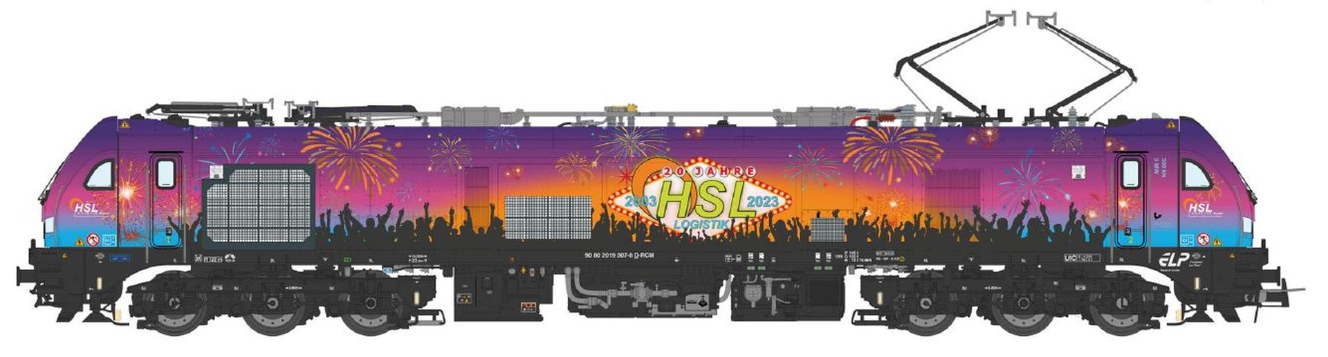 Sudexpress N0193070 - Stadler Dual-Mode Euro 9000, 2019 307-8, HSL, Ep.VI, DC-Sound