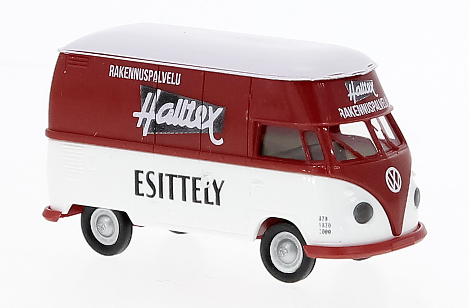 Brekina 32623 - VW T1b Großraum-Kasten, Halltex Esittely, 1960