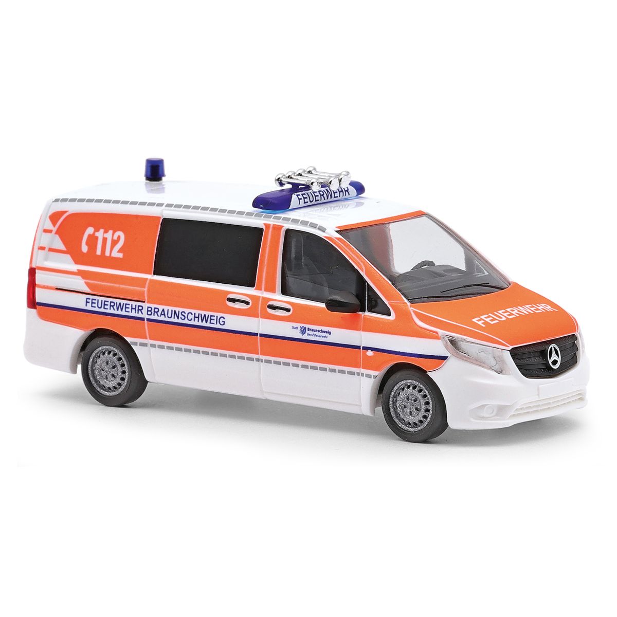 Busch 51156 - Mercedes-Benz Vito Feuerwehr Braunschweig, Bj. 2014 Busch 51156 - Mercedes-Benz Vito Feuerwehr Braunschweig, Bj. 2014