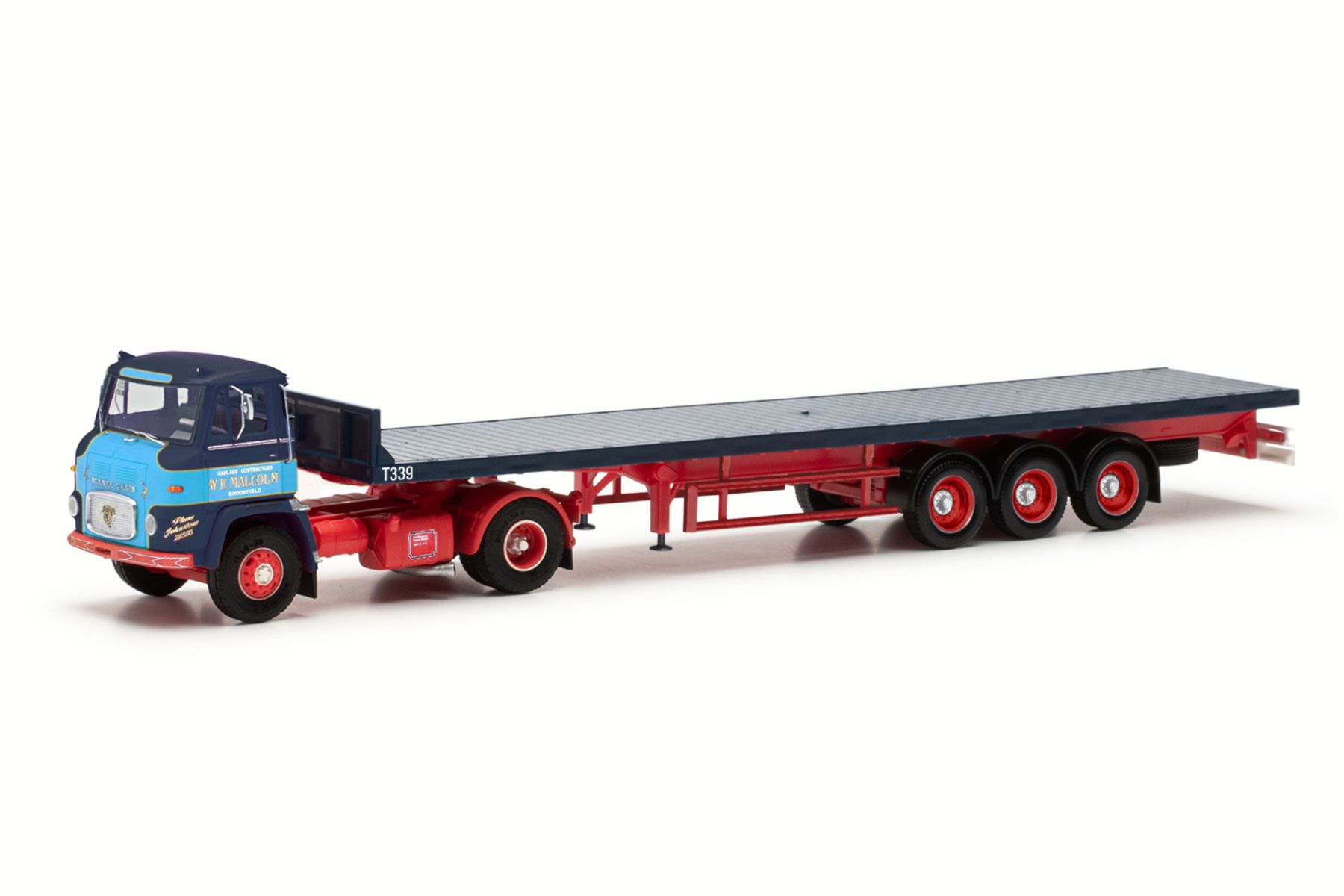Herpa 87MBS026499 - Scania Vabis LB 76 Pritschen-Sattelzug "Malcolm"
