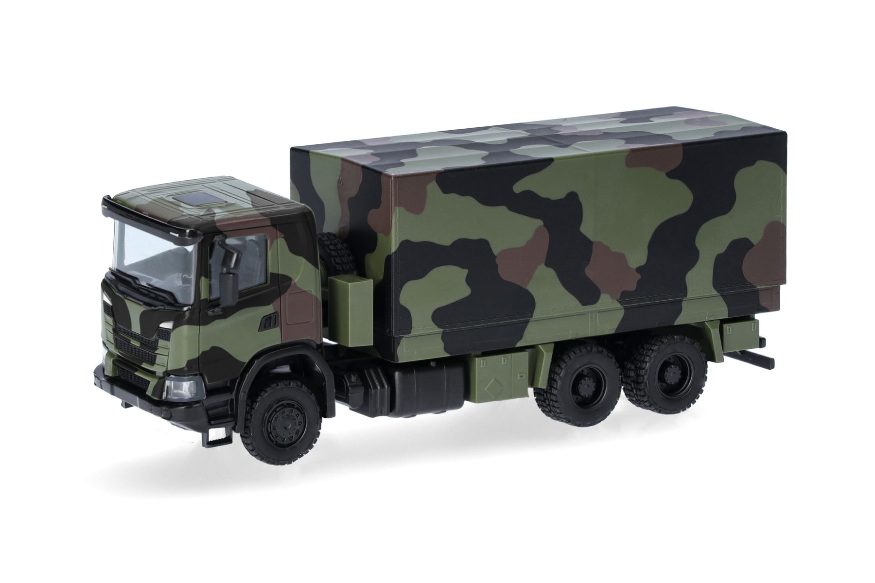 Herpa 747363 - Scania XT17 Pritsche-Plane-LKW 6x6 "Bundeswehr"