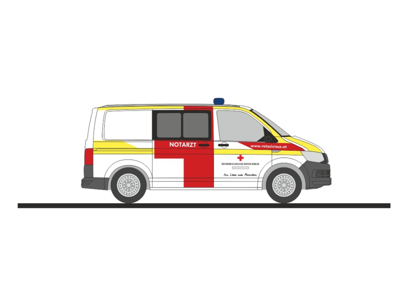 Rietze 53981 - Volkswagen T6.1 Notarzt ÖRK Feldkirch (AT)