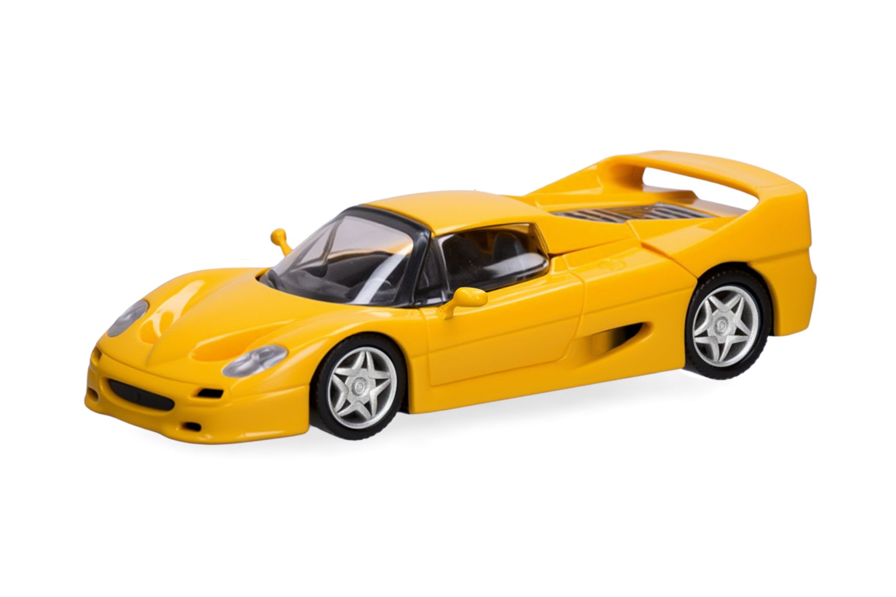 Herpa 025485-003 - Ferrari F50 (Motorabdeckung zum Öffnen), giallo modena (gelb)