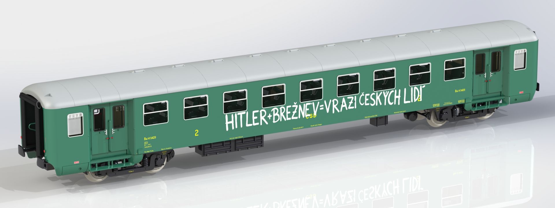 igra 97110073 - Personenwagen Bai 8 dv 1968, CSD, Ep.III