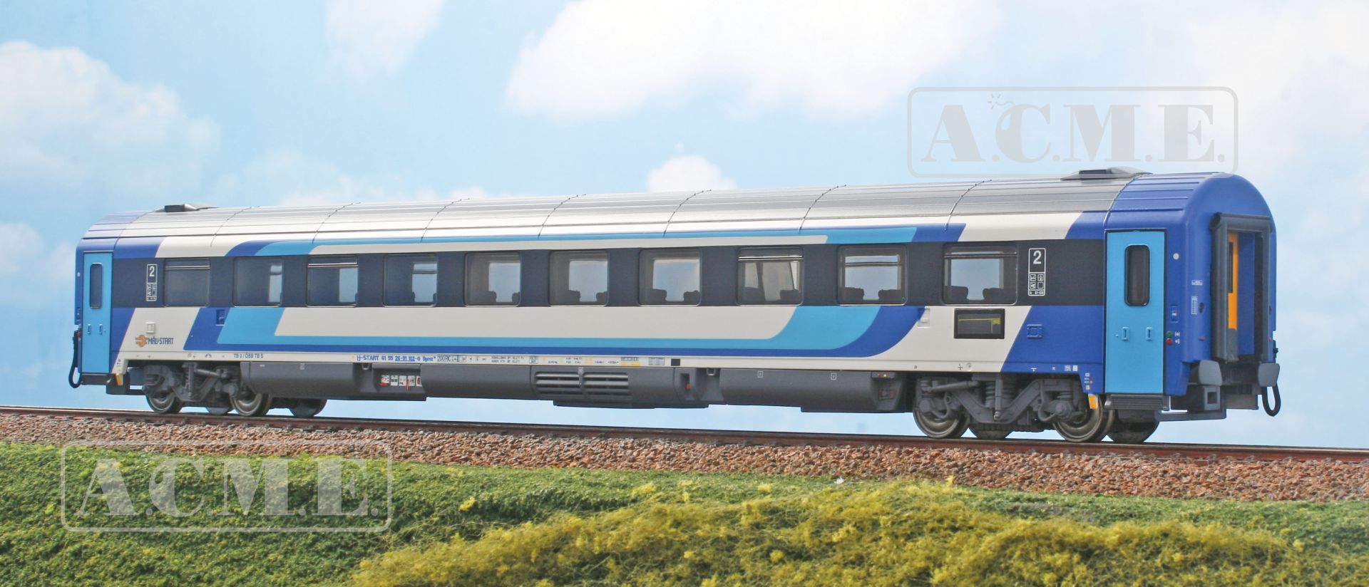 ACME AC 52074 - Großraumwagen Bpmz, 2.Klasse, MAV, Ep.VI