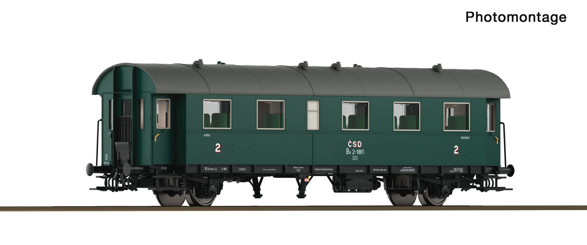 Roco 6280073 - Personenwagen Be, 2. Klasse, CSD, Ep.III