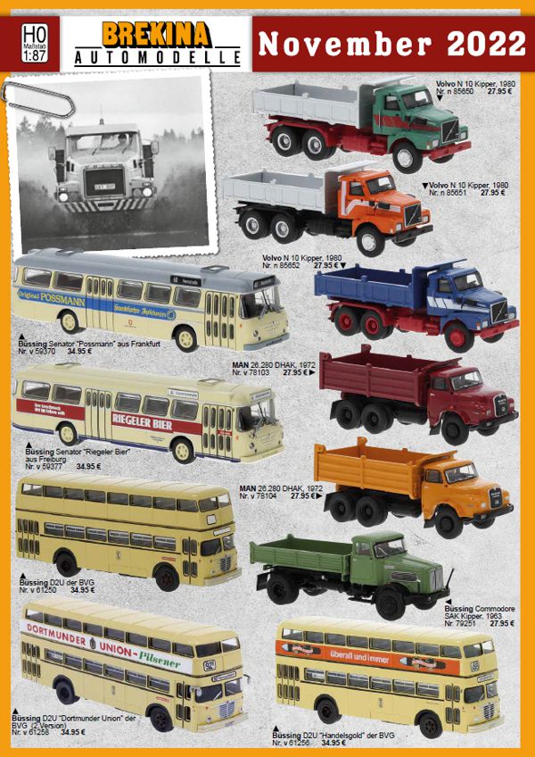 Brekina Neuheiten November 2022 pdf
