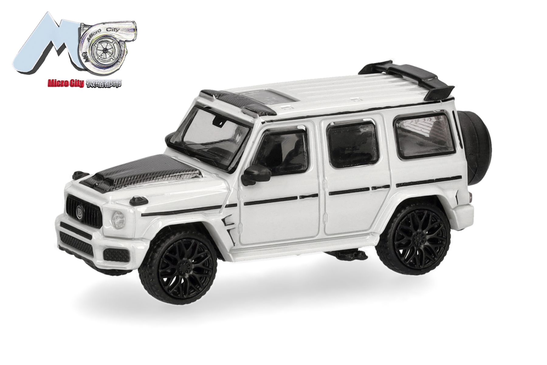 Herpa 87MC000161 - MicroCity: Brabus G800, grau