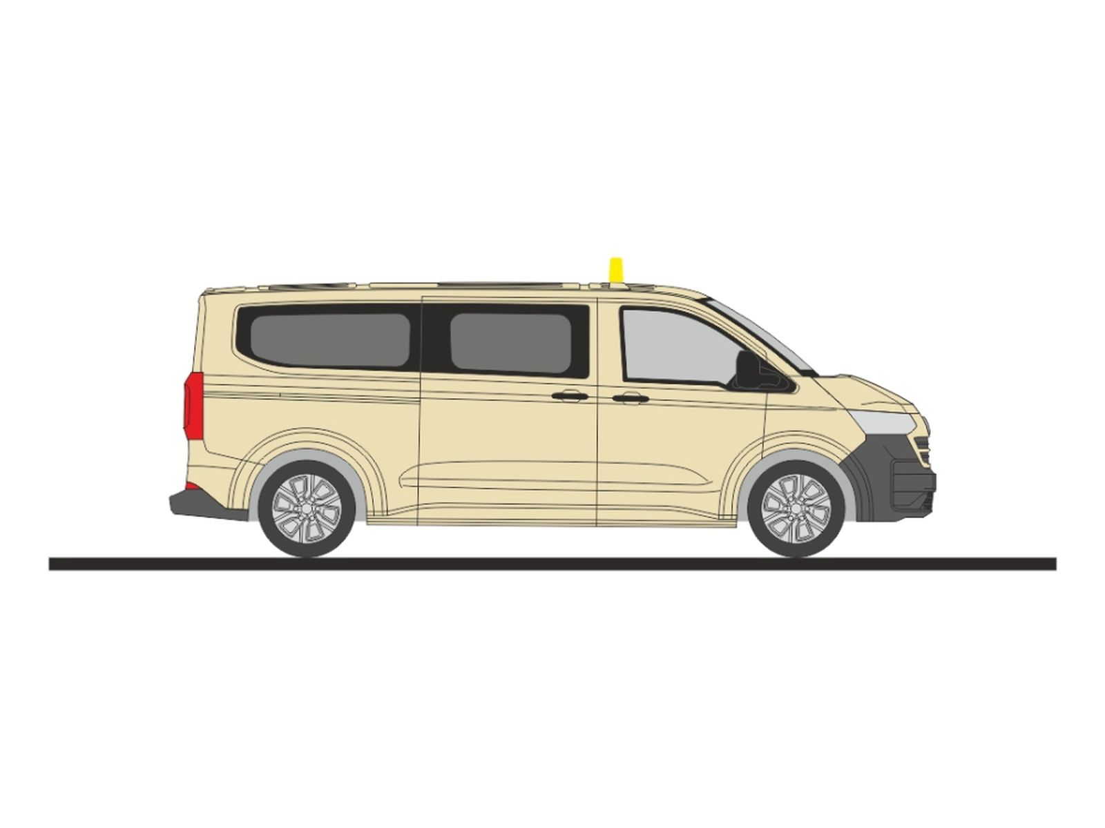 Rietze 32250 - Volkswagen Transporter T7 Taxi