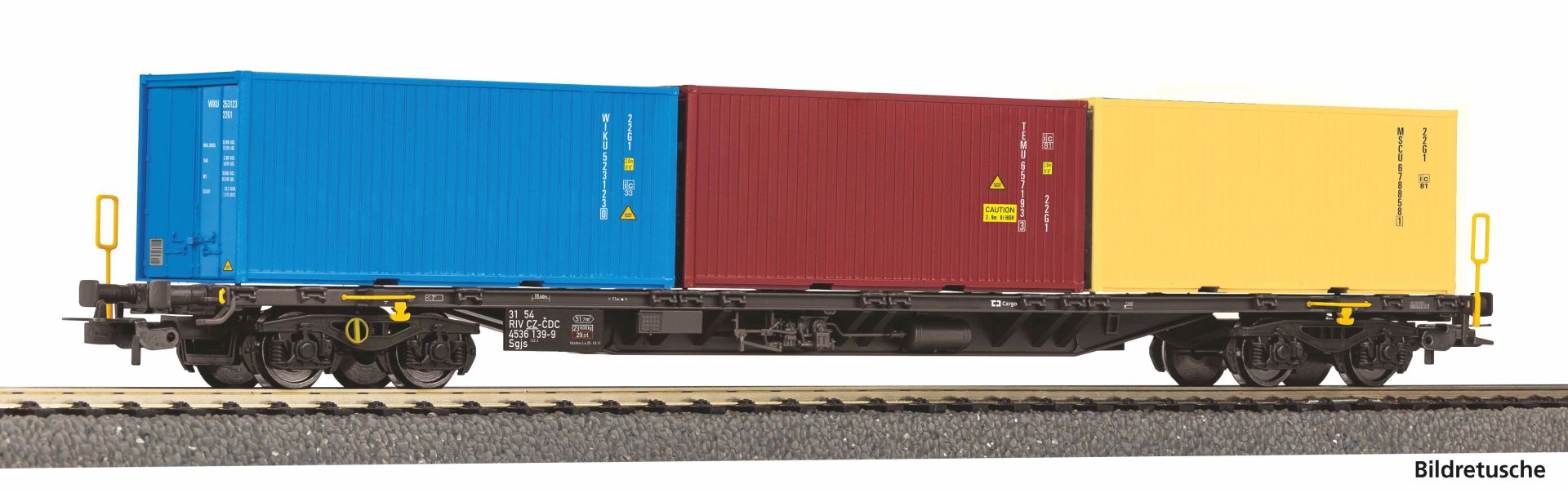 Piko 24634 - Containertragwagen Sgnss, CD, Ep.VI