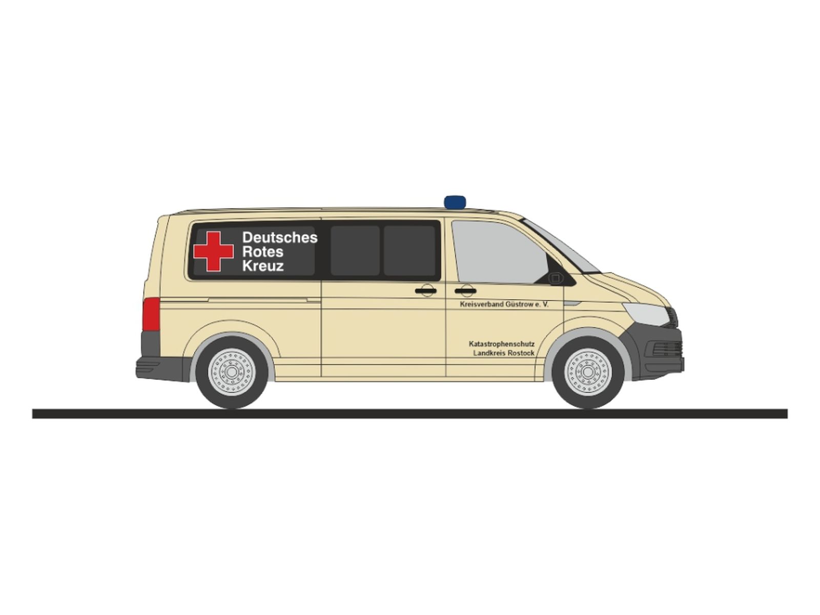 Rietze 53942 - Volkswagen T6 DRK KV Güstrow