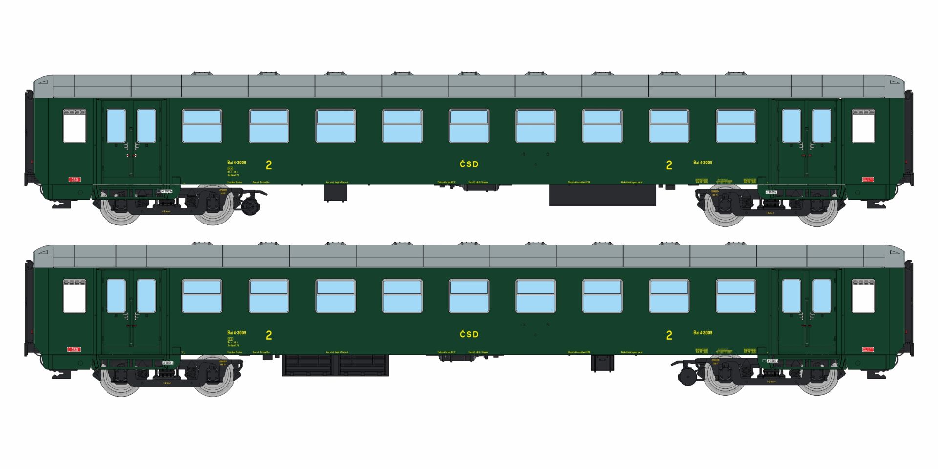 igra 97110062 - Personenwagen Bai 8dv Praha, CSD, Ep.IV igra 97110062 - Personenwagen Bai 8dv Praha, CSD, Ep.IV
