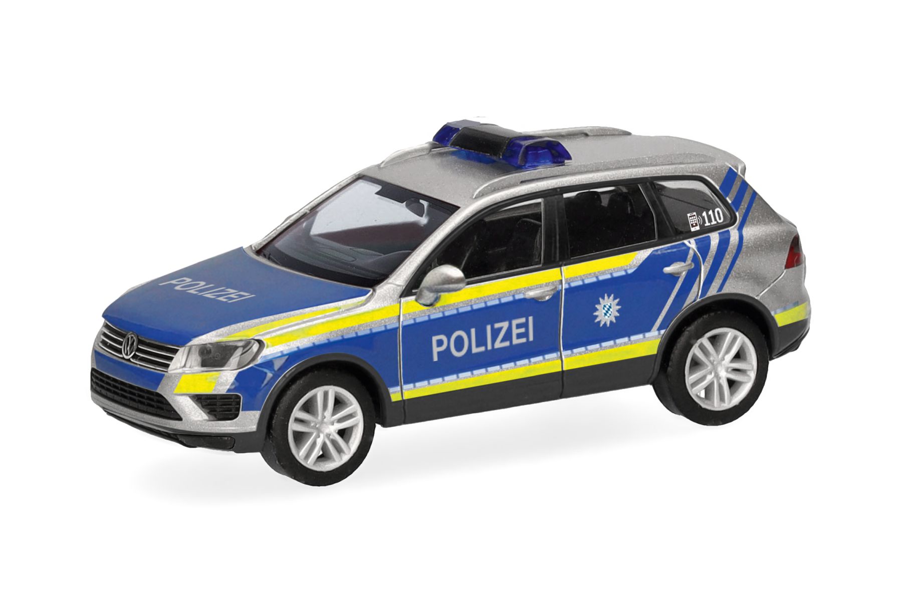 Herpa 099806 - Volkswagen (VW) Touareg "Polizei Rosenheim"
