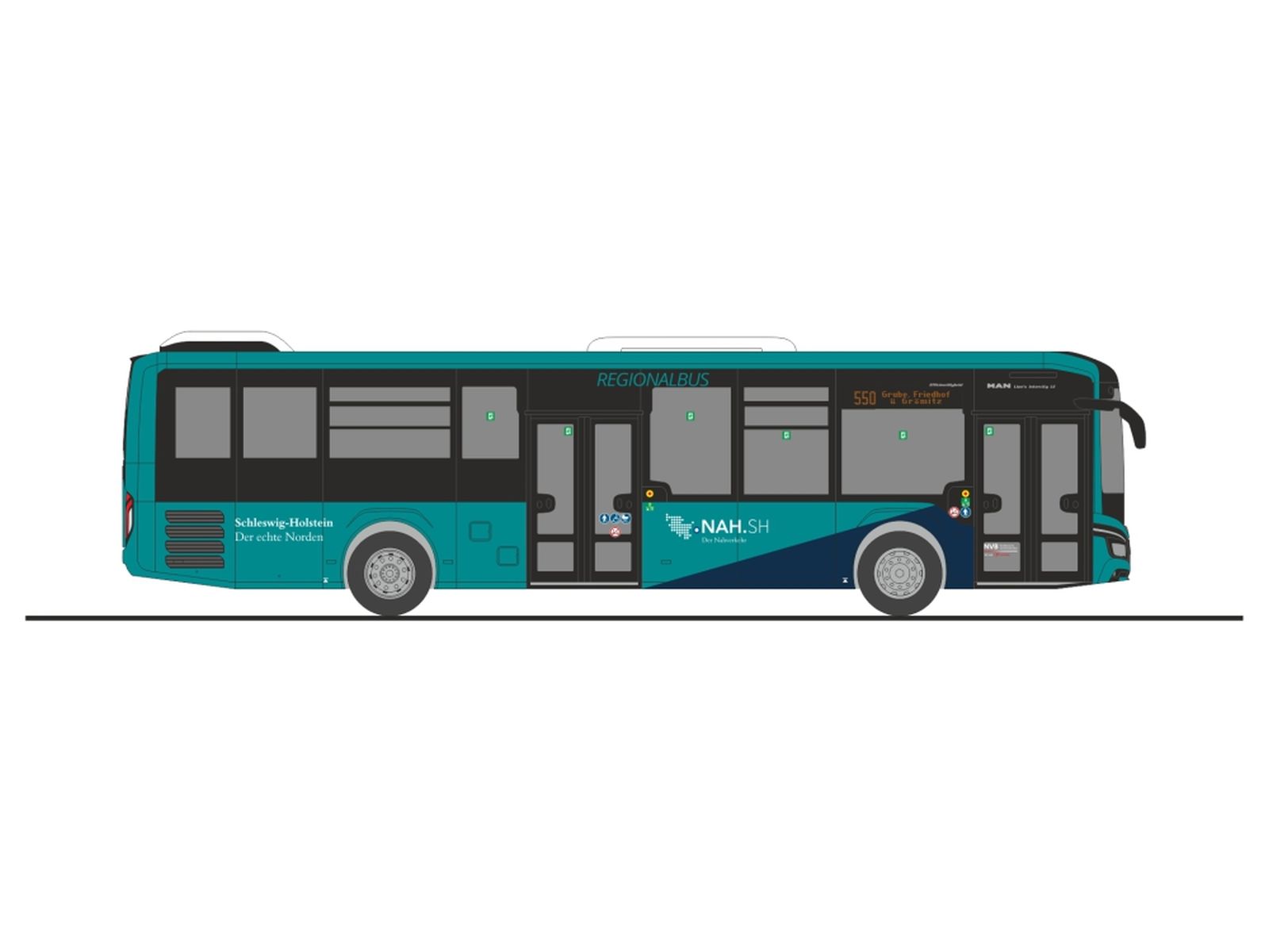 Rietze 74785 - MAN Lion´s Intercity LE Regionalbus NAH.SH