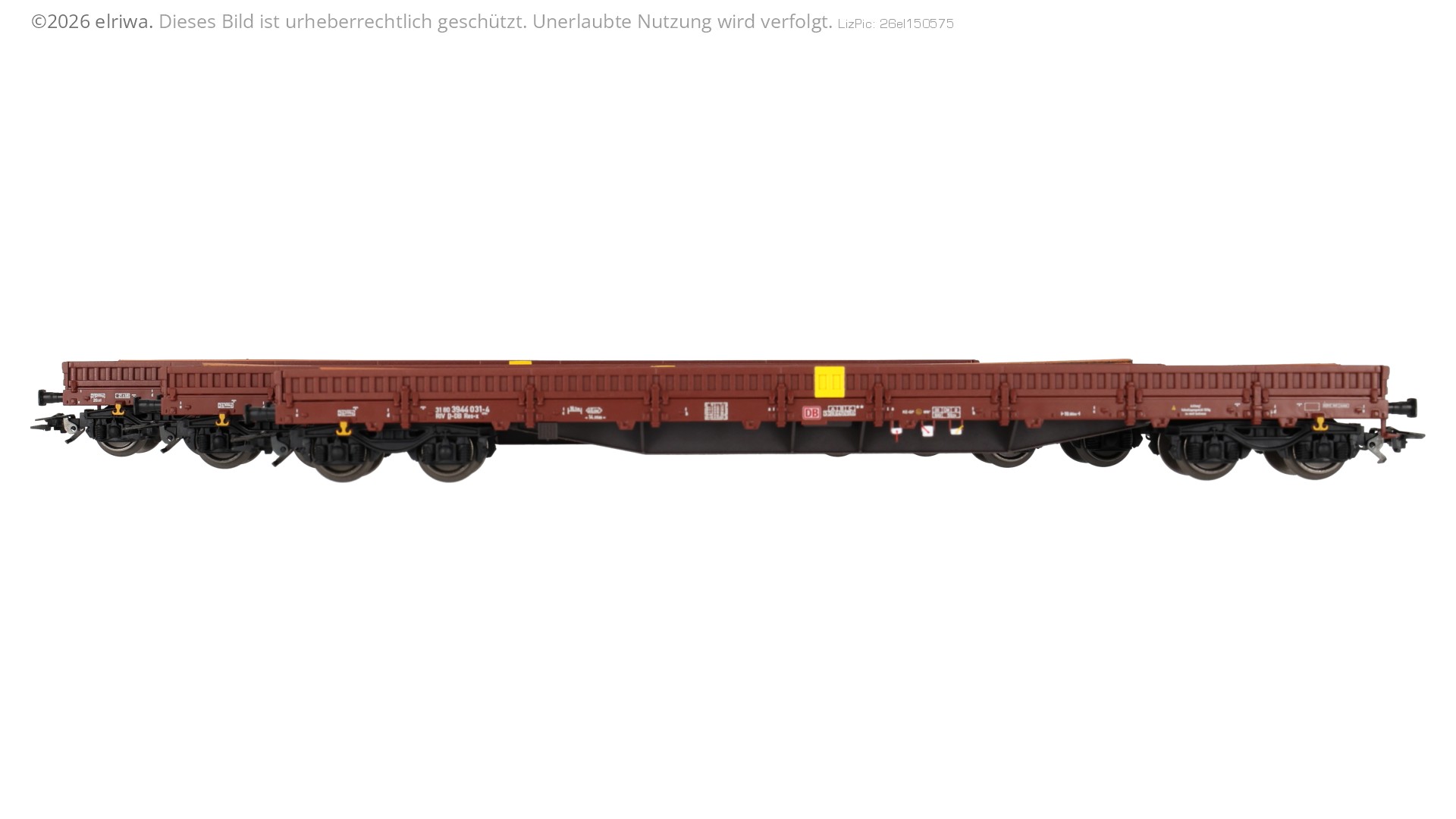 Märklin 47162 - 3er Set Niederbordwagen, DBAG, Ep.VI