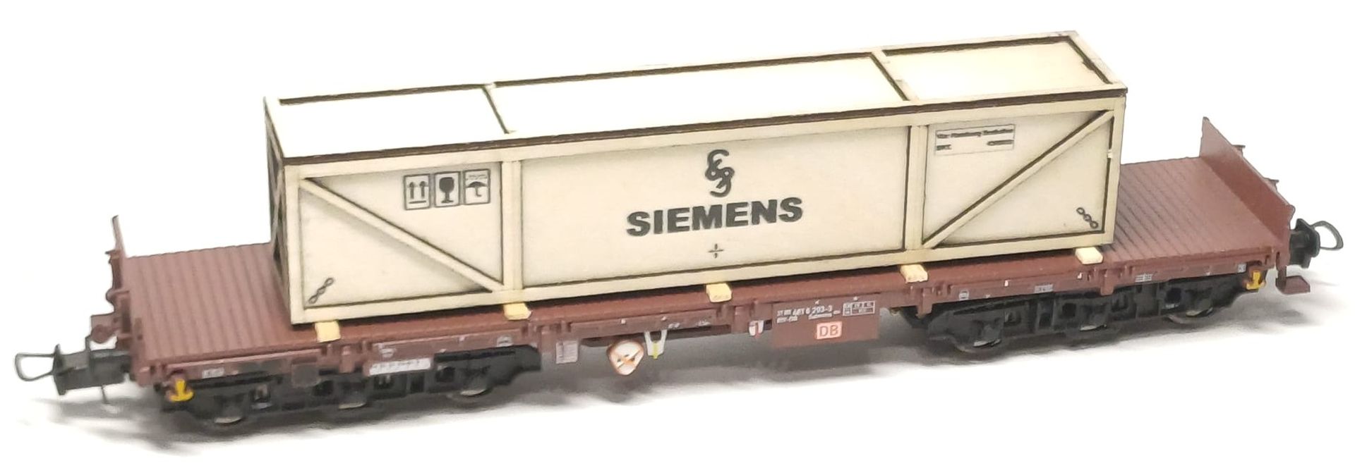 Loewe 2566 - Ladegut Überseekiste "SIEMENS", 120 mm