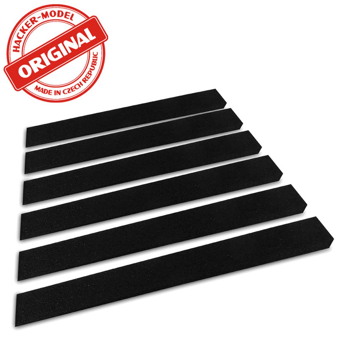 Hacker HCT9606 - H0 Rampe 600x60 Hoehe 1- 18mm=3% 6 Stk