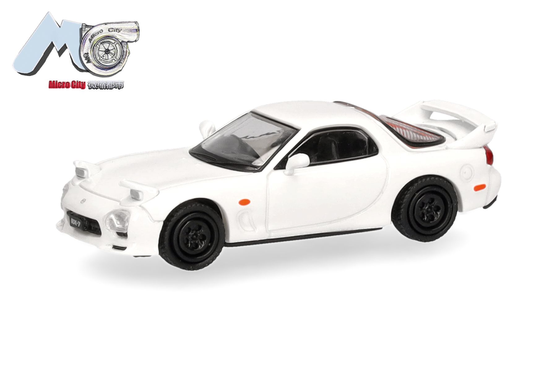 Herpa 87MC000152 - MicroCity: Mazda RX-7, weiß